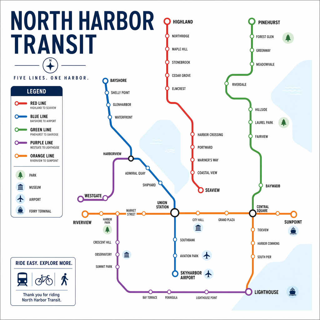 GPT Image 2 架空の地下鉄地図