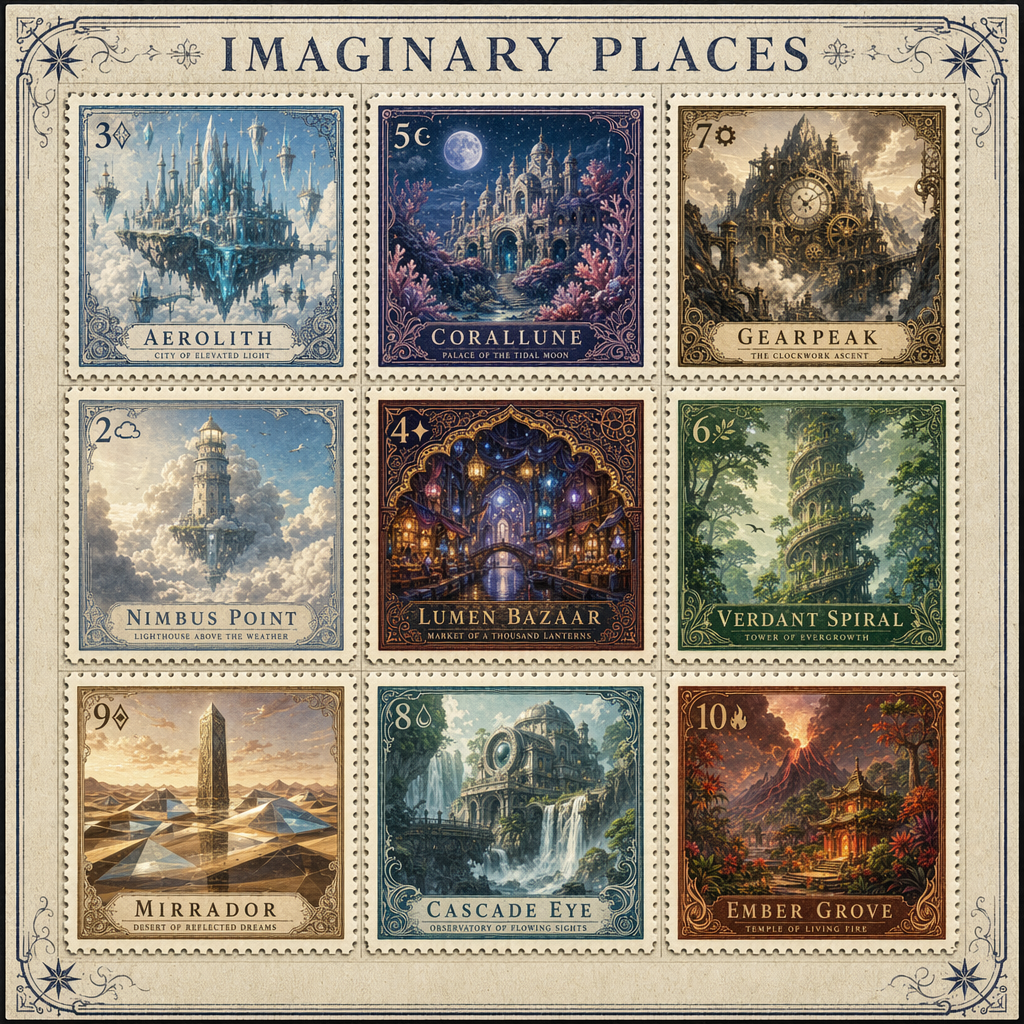 GPT Image 2 旅行スタンプシート