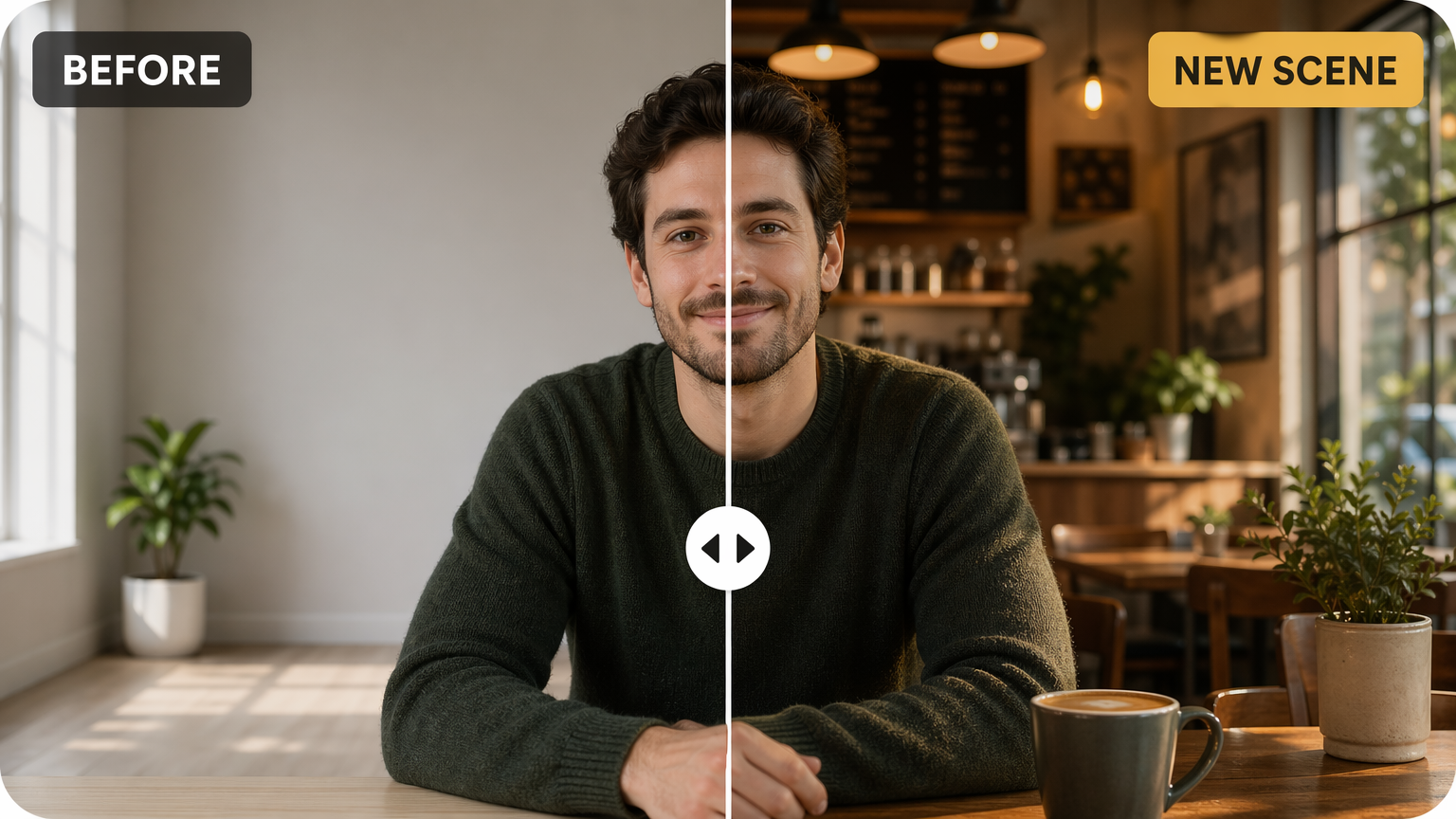 背景の置き換え