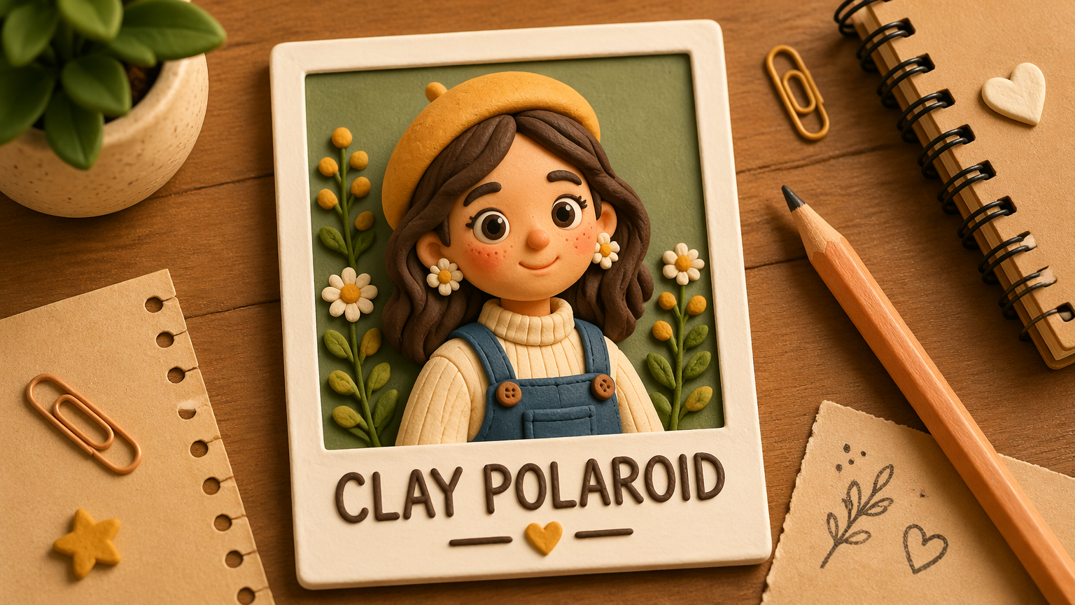 粘土ポラロイド