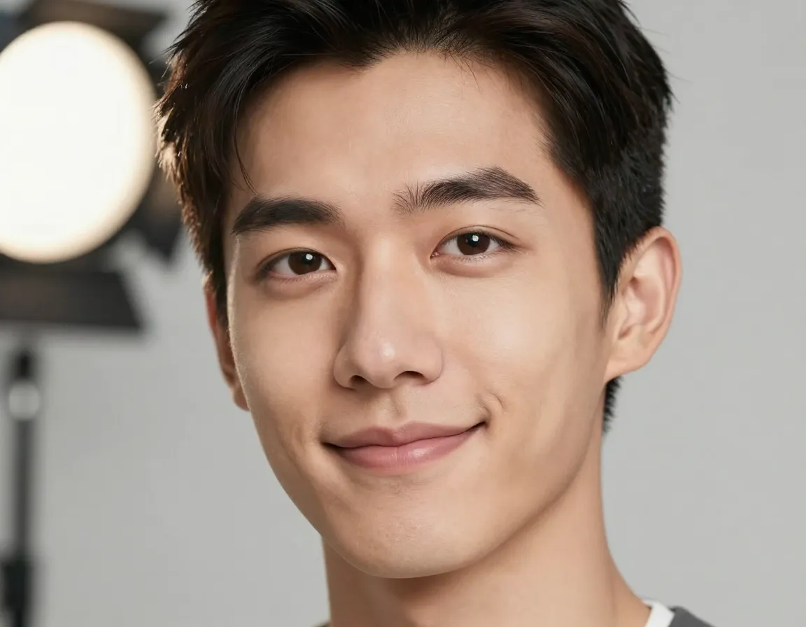 Neutral expression before - Before