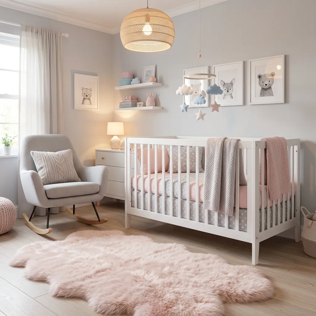 Chic nursery design